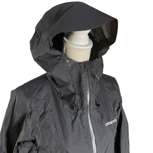 Patagonia women's Super Cell Jacket black S small waterproof GORE-TEX® 83825 - Picture 4 of 9